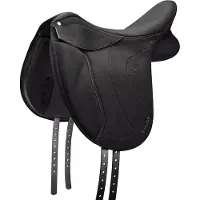 Waldhausen Sella da dressage WintecLite D'Lux, sella da dressage, colore: nero, misura: 17'/43 cm