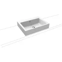 Kaldewei Lavabo à poser Puro 3157, 600 x 460 x 120 mm, 900706013001, 900706013001