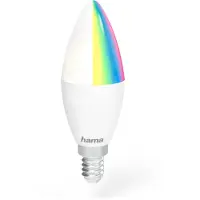 Hama 176583 WLAN-LED-Lampe, E14, 5,5W RGBW, ohne Hub 176583
