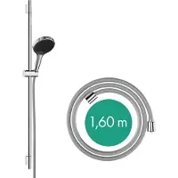 Hansgrohe Rainfinity Set de douche 130, 3jet, S PURO Barre de douche 900mm, 28743000, 28743000