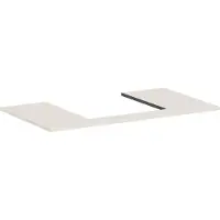 Hansgrohe Xilesa E Console avec découpe au centre pour lavabo à poser, 980x550x16mm, 54270780, 54270780