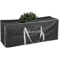 Salcar 130 x 40 x 50 cm borsa per albero di Natale fino a 240 cm, borsa da trasporto antistrappo, impermeabile, nera
