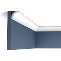 ORAC Decor Cx115 Axxent Profilo modanatura a stucco elemento decorativo modanatura ad angolo modanatura a parete modanatura a soffitto | 2 metri