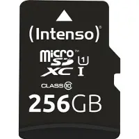 Intenso Scheda Di Memoria Micro Sdxc 256gb Class 10 Uhs-i Premium