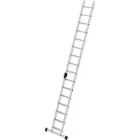 MUNK Günzburger Steigtechnik Scala singola a gradini con trave divaricatrice standard 16 gradini