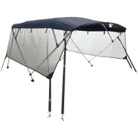 Syfax Bimini Prua con Pareti Laterali Rete 4Archi 243x(200-213)x137cm