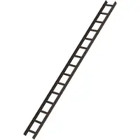 MUNK Günzburger Steigtechnik Scala da tetto, 15 pioli, marrone 11143