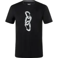 Super.natural Carabineri Tee Maglia merino Uomo (56 - XXL, nero)