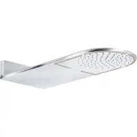 Kludi A-QA Douche de tête, douche de tête métallique, Ø 250 mm, chrome, 6487005-00, 6487005-00