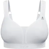 Odlo Women's Sports Bra Padded High Reggiseno sportivo Donna (75 - Cup E, bianco)