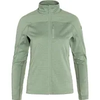 Fjällräven - Giacca di pile - Abisko Lite Fleece Jacket W Misty Green per Donne in Poliestere Riciclato - Taglia S - Verde
