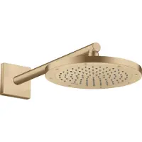 Hansgrohe AXOR ShowerSolutions bras de douche, 390mm, carré, 26436140, 26436140