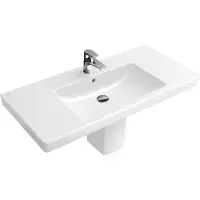 Villeroy & Boch Subway 2.0 lavabo à poser, avec trop-plein, 1 trou pour robinet, 1000x470mm, 7175A001, 7175A001