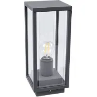 LUCANDE lampioncino Annalea, 35 cm, antracite, IP54