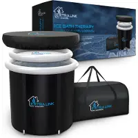 Extralink vasca bagno di ghiaccio XL 400 L con coperchio