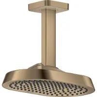 Hansgrohe AXOR ShowerSphere Douche de tête 250/160 1jet EcoSmart avec raccordement au plafond, 6 l/min, 39771140, 39771140