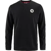 Fjällräven - Felpa in cotone organico - 1960 Logo Badge Sweater M Black per Uomo in Cotone - Taglia S - Nero