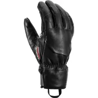 LEKI - Guanti da sci in cuoio - Hevon Prime 3D in Pelle - Taglia 10 - Nero