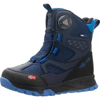 TROLLKIDS Kid's Kirkenes Winter Boots Scarpe invernali Bambini (34, blu)