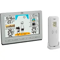 TFA-Dostmann TFA 35.1097.54 TFA 35.1097 METEO JACK Wetterstation silber