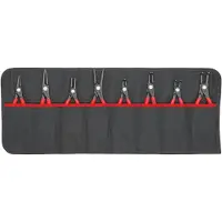 Knipex Set di pinze di precisione e sicurezza, 8 pezzi, in custodia con rotelle | 4003773081579