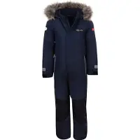 TROLLKIDS Kid's Kirkenes Snowsuit Tuta outdoor Bambini (98, blu)