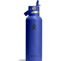 Hydroflask Standard Flex Straw Cap Bottiglia termica (621 ml, blu)