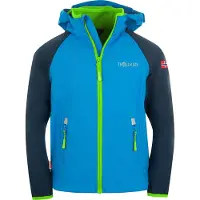 TROLLKIDS Kids Rondane Zip Off Jacket XT Giacca softshell Bambini (152, blu)