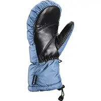 LEKI - Guanti impermeabili in PrimaLoft Gold - Glace 3D Women Mitt in Pelle - Taglia 6 - Nero