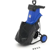 HBM Trituratore Elettrico 2500W - Trituratore da Giardino / Sminuzzatore per Rami incluso 2 set di coltelli