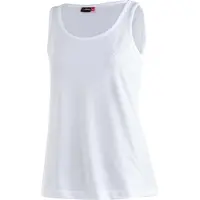 Maier Sports Women's Petra Canotta Donna (38, bianco/grigio)