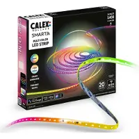 Calex Striscia LED Smart, lunghezza 20 m, RGB, telecomando CCT