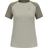 Odlo Women's X-Alp Trail T-Shirt Crew Neck S/S Maglia da corsa Donna (L, grigio)