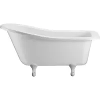 Casa Padrino Luxury Art Nouveau Bathtub White / White 150 x 75 x H. 78 cm - Vasca autoportante in acrilico retrò - Mobili da bagno retrò