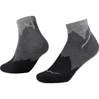 Buff Merino Lightweight Quarter Sock LWQ3 Calze merino (42-44, grigio)