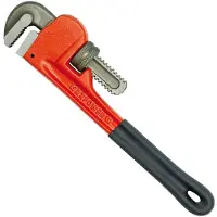 TRIZERATOP Pinze a pappagallo Stillson da 490 mm con manico in PVC