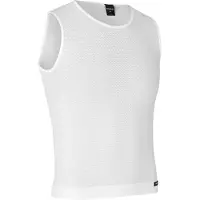 Gripgrab PACR Ultralight Sleeveless Base Layer Maglietta tecnica ciclismo Uomo (L, bianco)