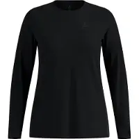 Odlo Women's Zeroweight Chill-Tec T-Shirt Crew Neck L/S Maglia da corsa Donna (M, nero)