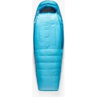Sea to Summit - Sacco a pelo - Trek Women's -9C/15F Down in Poliestere Riciclato - Taglia Regular - Blu