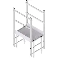 Hymer Griglia di accesso larga con gradino R13 in alluminio, lunghezza 0,95 m