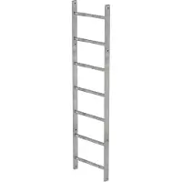 MUNK Günzburger Steigtechnik Sezione della scala 1,96 m in acciaio zincato, 7 pioli 63264
