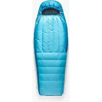 Sea to Summit - Sacco a pelo - Trek Women's -1C/30F Down in Poliestere Riciclato - Taglia Lungo - Blu