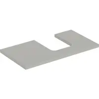 Geberit Plaque de lavabo ONE, découpe à droite, pour lavabo à poser en forme de coupe, 90x3x47cm, 505.313.00.7, 505.313.00.7