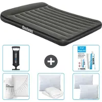 Bestway Materasso gonfiabile - 2 persone - 152 x 203 x 30 cm - Verde - accessori inclusi