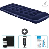 Bestway Materasso gonfiabile - 1 persona - 76 x 185 x 28 cm - Blu - Accessori inclusi