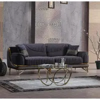 AEA Sofagarnitur Beige 3 2 Sitzer Garnitur Moderne Sofa 1 Sitzer Möbel Einrichtung