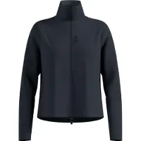Odlo Women's Mid Layer 1/2 Zip Grid Fleece Giacca in pile Donna (L, nero/blu)