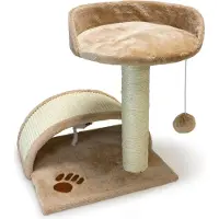 OEM Graffiatoio con asta e arco 50 cm beige cammello 5050