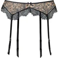 LASCANA Reggicalze marrone / nero