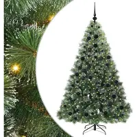 Syfax Albero di Natale artificiale Verde 180 cm PE e PVC